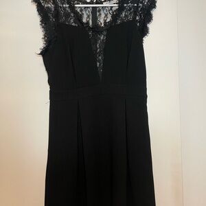 Elegant Black Lace Dress